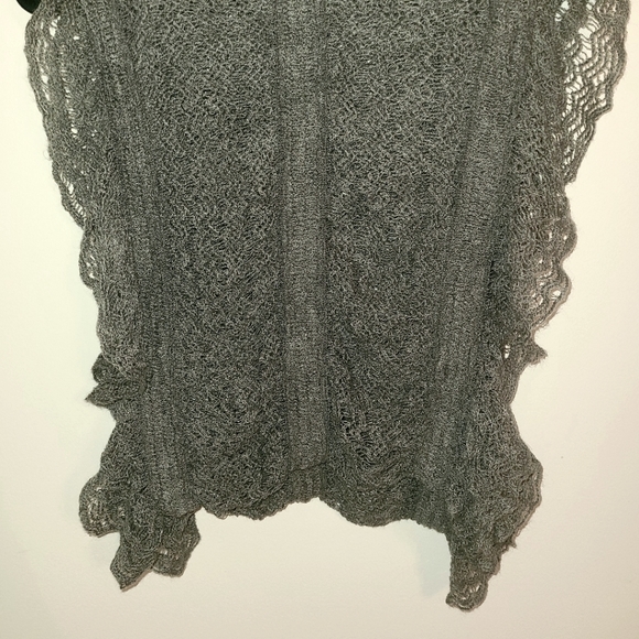 Large Lace Circle Scarf - Picture 2 of 5